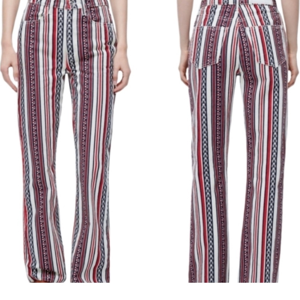 NWT RE/DONE 70’s Ford Stars & Stripes Bootcut Jeans size 26